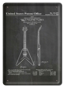 GITARA PLAKAT METALOWY SZYLD OBRAZEK RETRO #21486