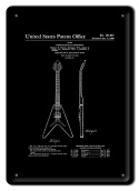 GITARA PLAKAT METALOWY SZYLD OBRAZEK RETRO #21487