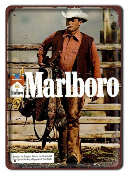 MARLBORO PLAKAT METALOWY SZYLD OBRAZEK RETRO #12725