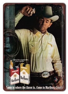 MARLBORO PLAKAT METALOWY SZYLD OBRAZEK RETRO #12727