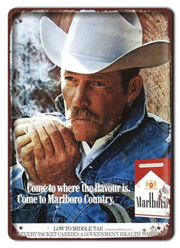 MARLBORO PLAKAT METALOWY SZYLD OBRAZEK RETRO #12733