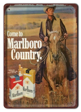 MARLBORO PLAKAT METALOWY SZYLD OBRAZEK RETRO #12746