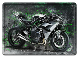 KAWASAKI PLAKAT METALOWY OBRAZEK #12477