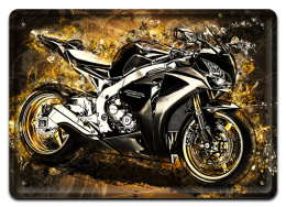 MOTOCYKL PLAKAT METALOWY OBRAZEK #12516