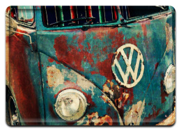 VW BUS Szyld PLAKAT METALOWY OBRAZEK #14029