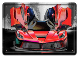 FERRARI Szyld PLAKAT METALOWY OBRAZEK #14126