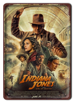 INDIANA JONES Szyld Plakat filmowy-metal #15188