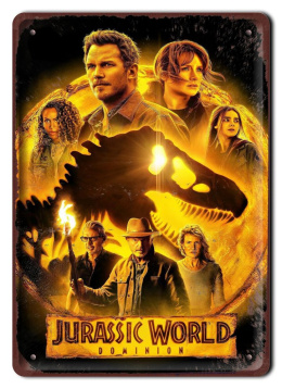 JURASSIC WORLD Plakat filmowy-metalowy #15191