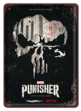 PUNISHER Obrazek Plakat filmowy-metalowy #15198