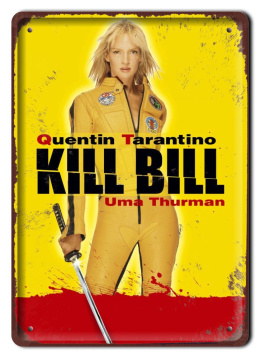 KILL BILL Szyld Plakat filmowy-metalowy #15207