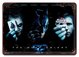 THE DARK KNIGHT Plakat filmowy-metalowy #15206