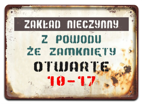 PRL BHP PLAKAT METALOWY OBRAZEK #15715