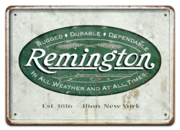 REMINGTON METALOWY SZYLD VINTAGE RETRO #00457