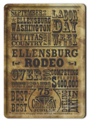 RODEO METALOWY SZYLD PLAKAT OBRAZEK VINTAGE #01633