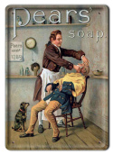 BARBER FRYZJER METALOWY SZYLD PLAKAT #08468