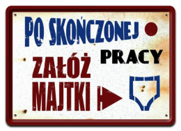 PRL SZYLD PLAKAT METALOWY OBRAZEK #09068