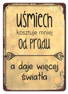 PRL SZYLD PLAKAT METALOWY OBRAZEK #05844