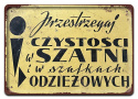 PRL SZYLD PLAKAT METALOWY OBRAZEK #12969