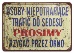 PRL SZYLD PLAKAT METALOWY OBRAZEK #12970