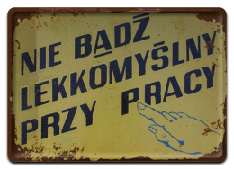 PRL Szyld Retro Vintage PLAKAT METALOWY OBRAZEK #18056