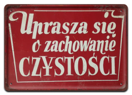 PRL Szyld Retro Vintage PLAKAT METALOWY OBRAZEK #18060