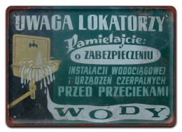 PRL Szyld Retro Vintage PLAKAT METALOWY OBRAZEK #18077