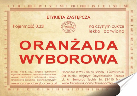 PRL Plakat Samoprzylepny Plakietka (motyw z metalowego szyldu)#15646