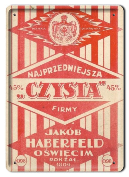 PRL PLAKAT METALOWY SZYLD OBRAZEK Blaszka Tabliczka #18110