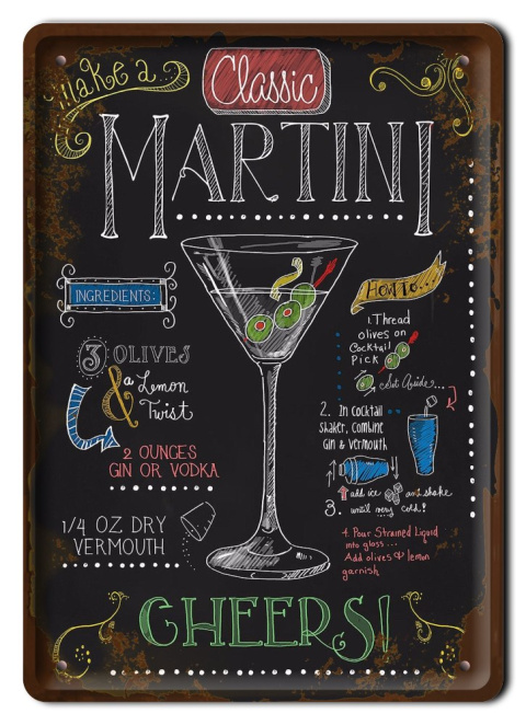 MARTINI METALOWY SZYLD PLAKAT OBRAZEK RETRO #07129