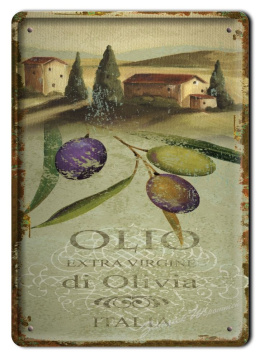 OLIWKI METALOWY SZYLD PLAKAT RETRO #04807