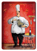 BON APPETIT METALOWY SZYLD PLAKAT RETRO #04893