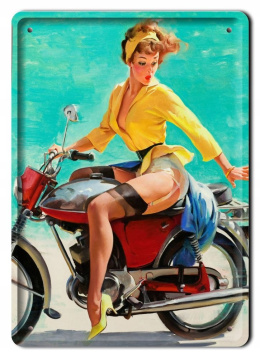 HARLEY DAVIDSON METALOWY SZYLD PLAKAT RETRO #08039