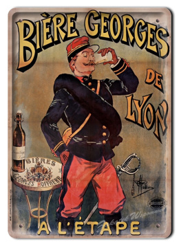 BEER PIWO METALOWY SZYLD PLAKAT VINTAGE #02058