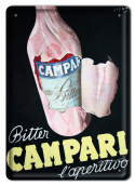 CAMPARI METALOWY SZYLD PLAKAT VINTAGE #01903