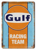 GULF METALOWY SZYLD RETRO PLAKAT VINTAGE #08127