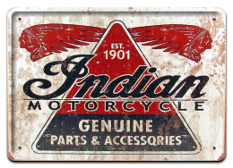 INDIAN HARLEY METALOWY SZYLD PLAKAT RETRO #07531