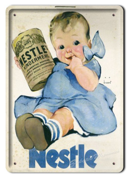 NESTLE METALOWY SZYLD PLAKAT OBRAZEK RETRO #02042