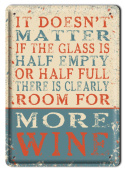 WINO METALOWY SZYLD PLAKAT VINTAGE RETRO #00815