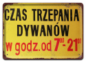 PRL METALOWY PLAKAT RETRO OBRAZEK SZYLD BLACHA VINTAGE #18847