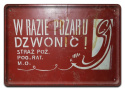 PRL METALOWY PLAKAT RETRO OBRAZEK SZYLD BLACHA VINTAGE #18849