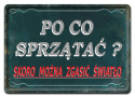 PRL METALOWY PLAKAT RETRO OBRAZEK SZYLD BLACHA VINTAGE #18940