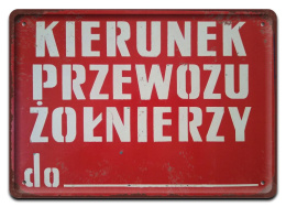 PRL METALOWY PLAKAT RETRO OBRAZEK SZYLD BLACHA VINTAGE #18948