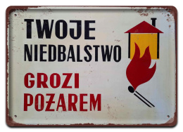 PRL METALOWY PLAKAT RETRO OBRAZEK SZYLD BLACHA VINTAGE #18953